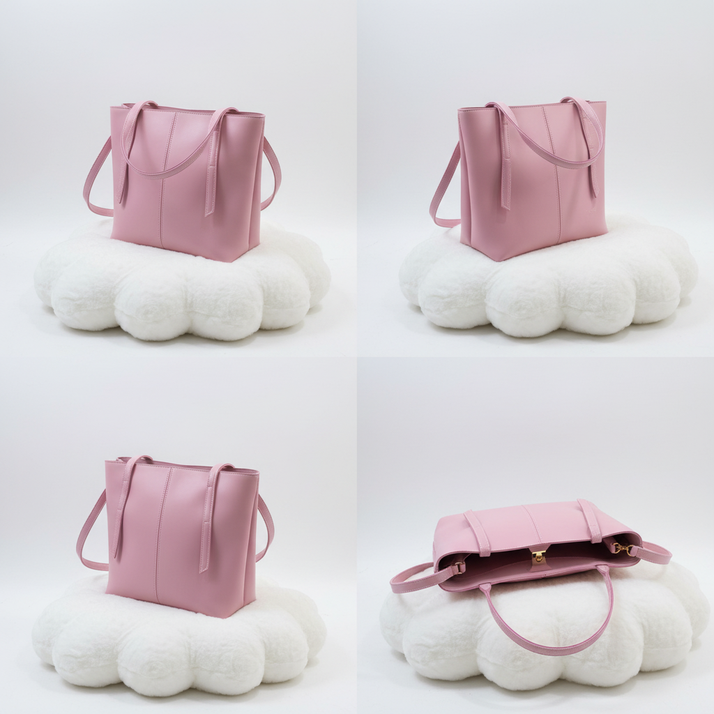Blush Pink Elegance Tote Bag