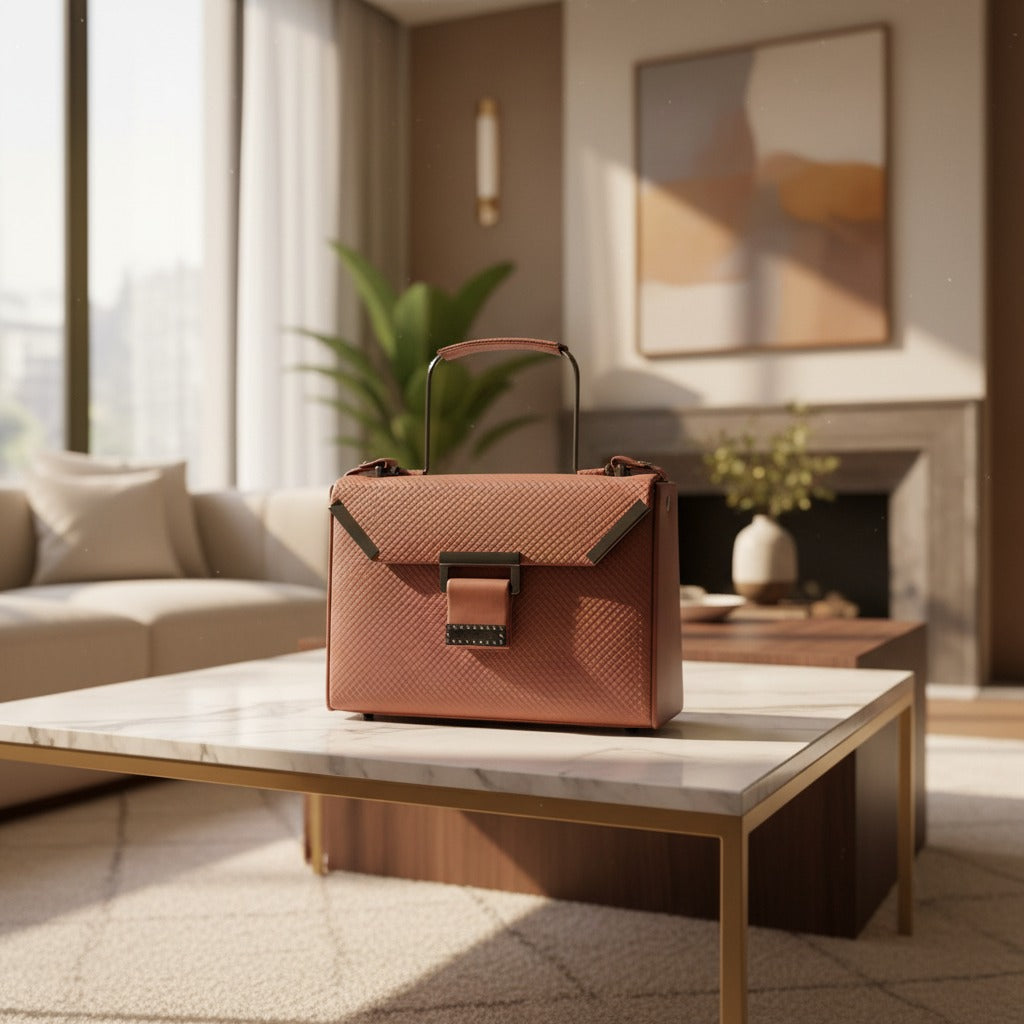 Caramel Brown Satchel