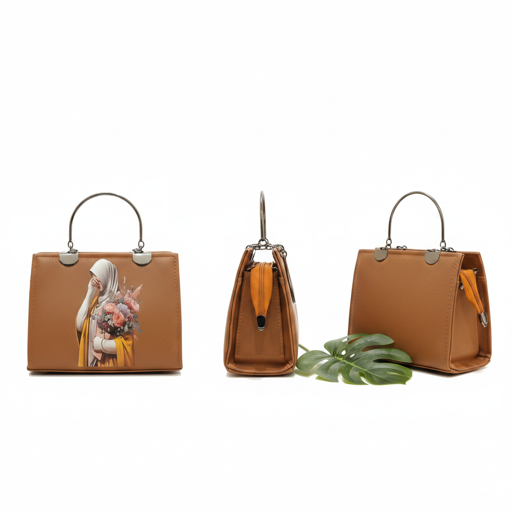 Golden Serenity Casual Bag