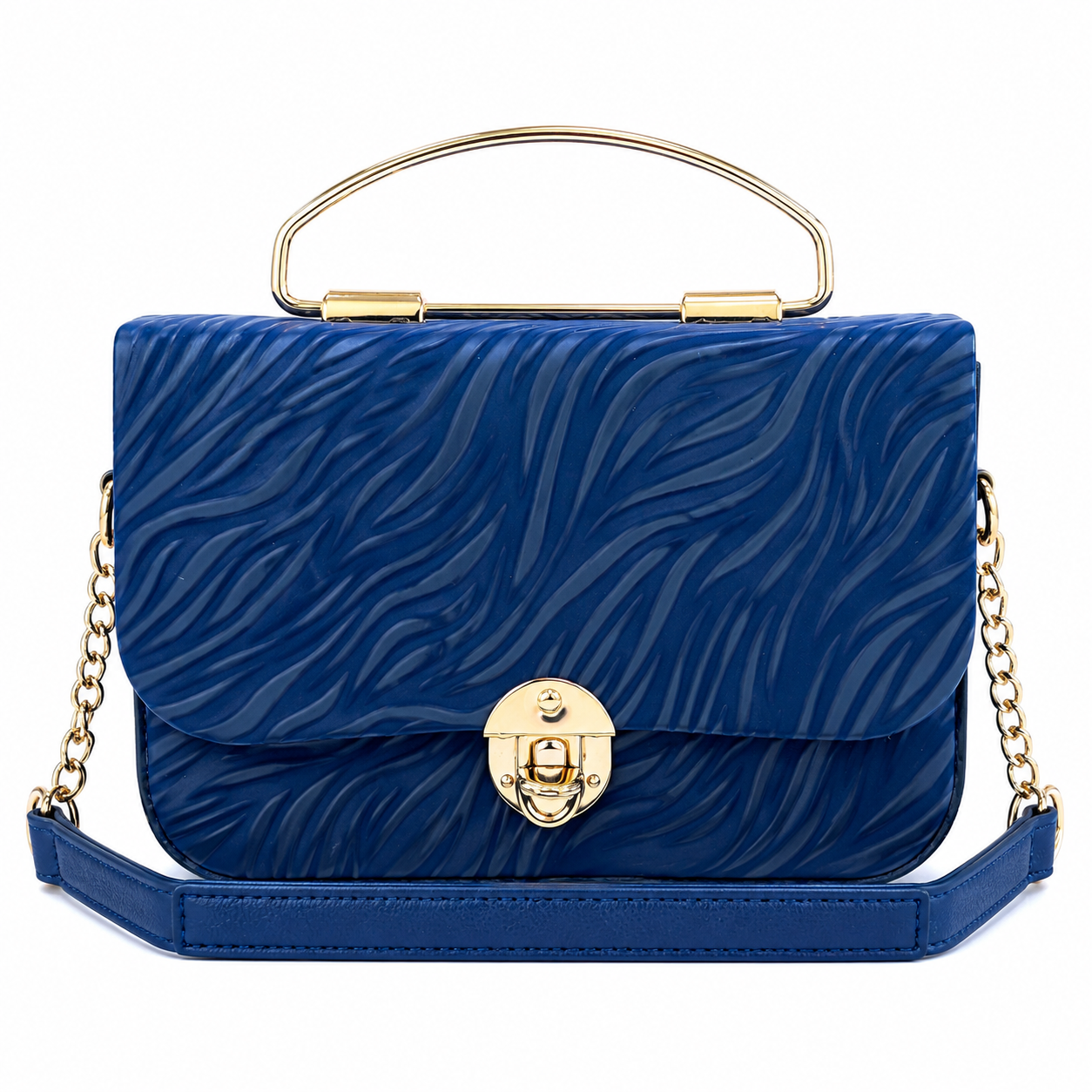 Valentina Blue Luxe Bag