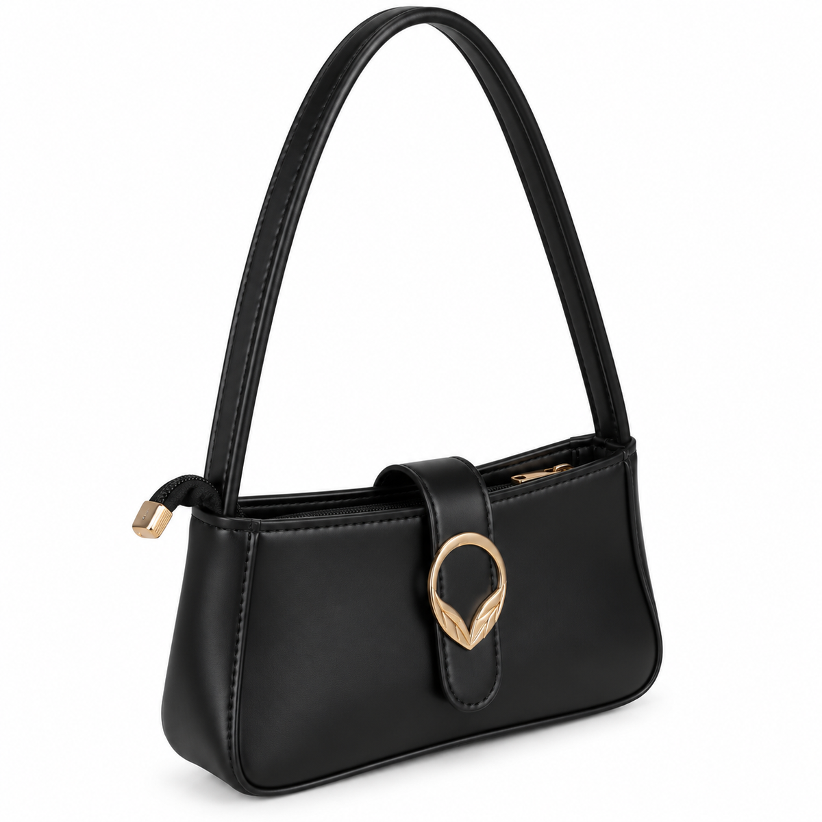 Noir Classic Shoulder Bag