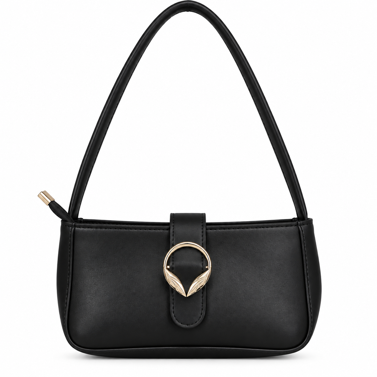 Noir Classic Shoulder Bag
