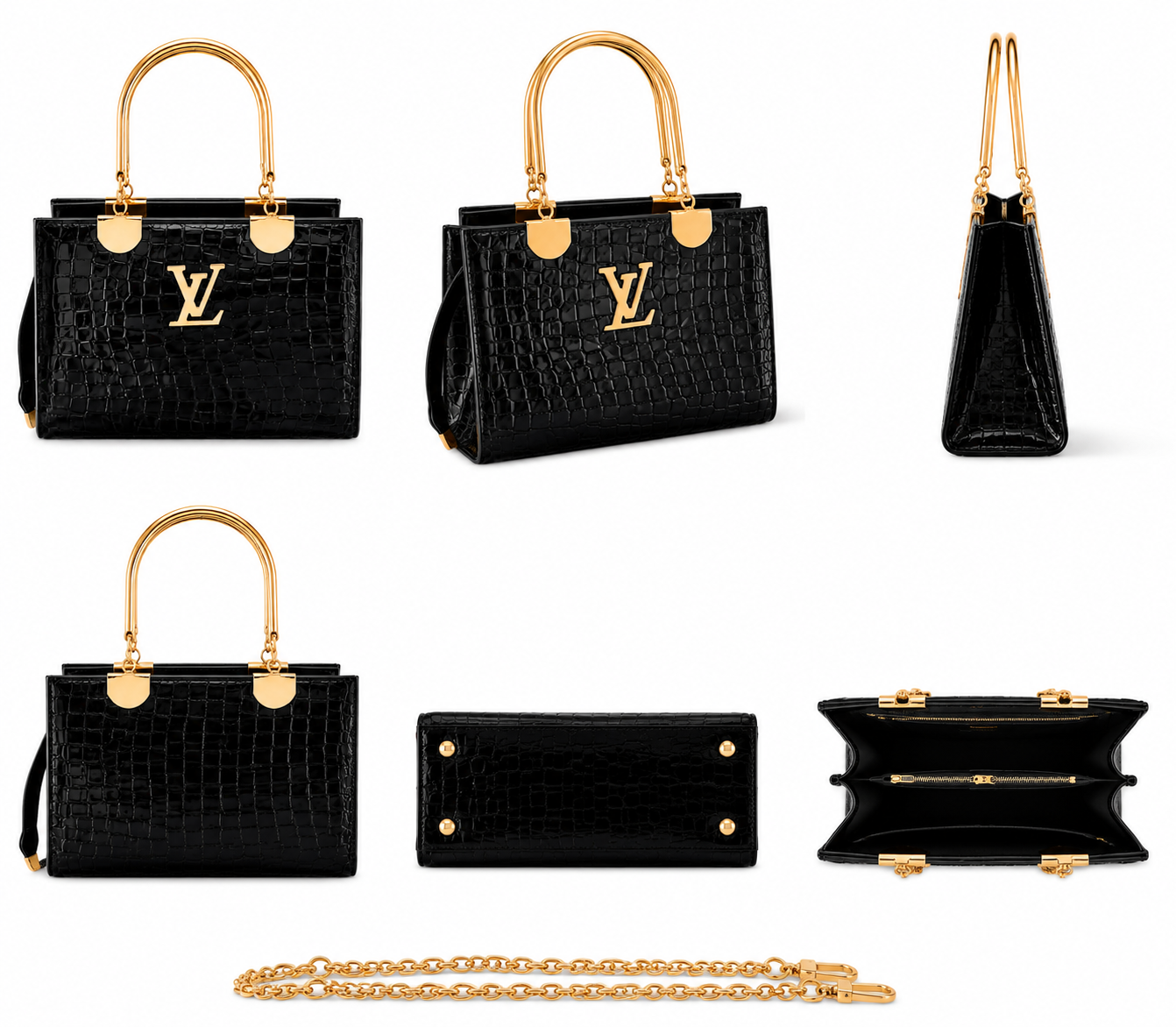 Black Gold Aura Bag