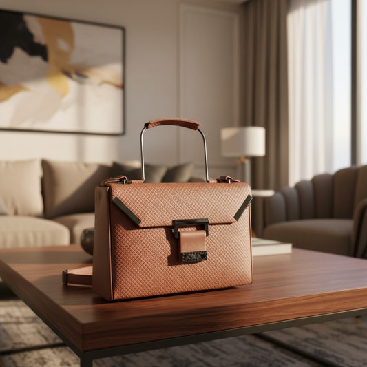 Caramel Brown Satchel