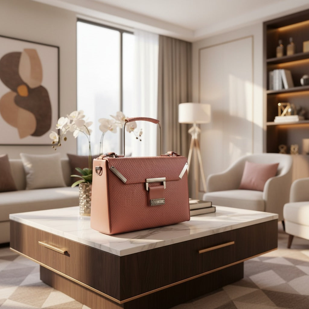 Caramel Brown Satchel