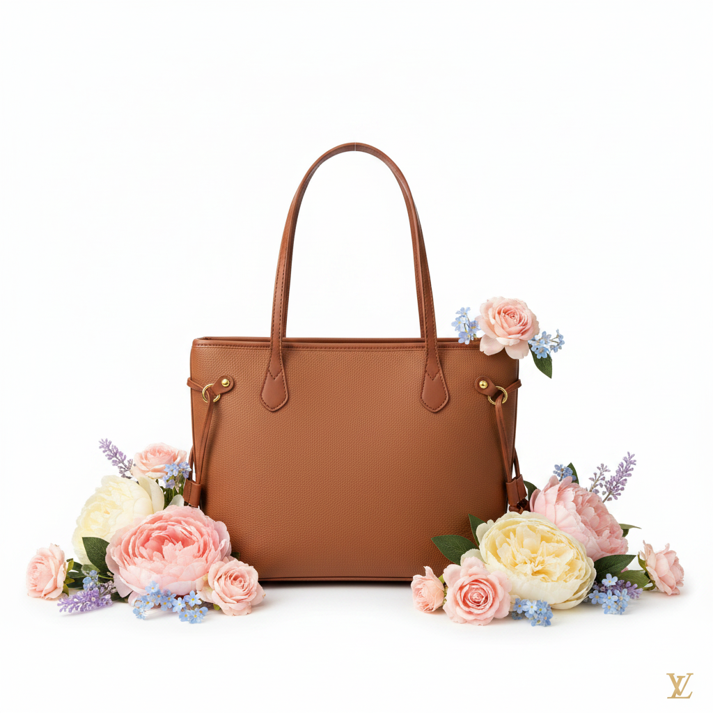 Caramel Brown Tote Bag