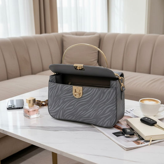 Charcoal Grey Crossbody Bag