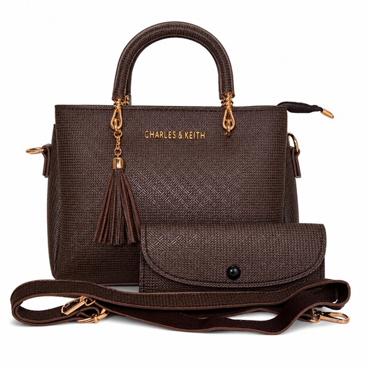 Chocolate Pearl Luxe Handbag