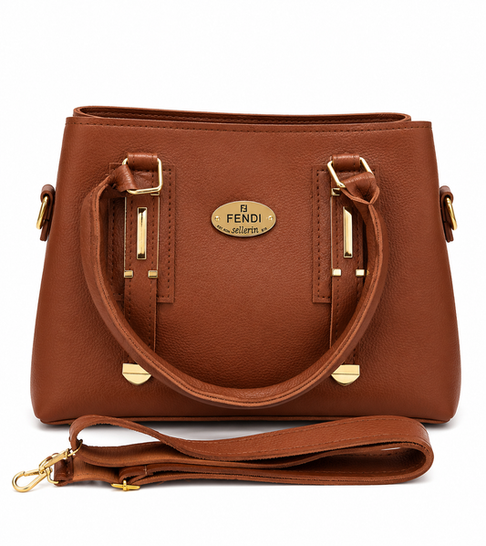 Cognac Classic Handbag