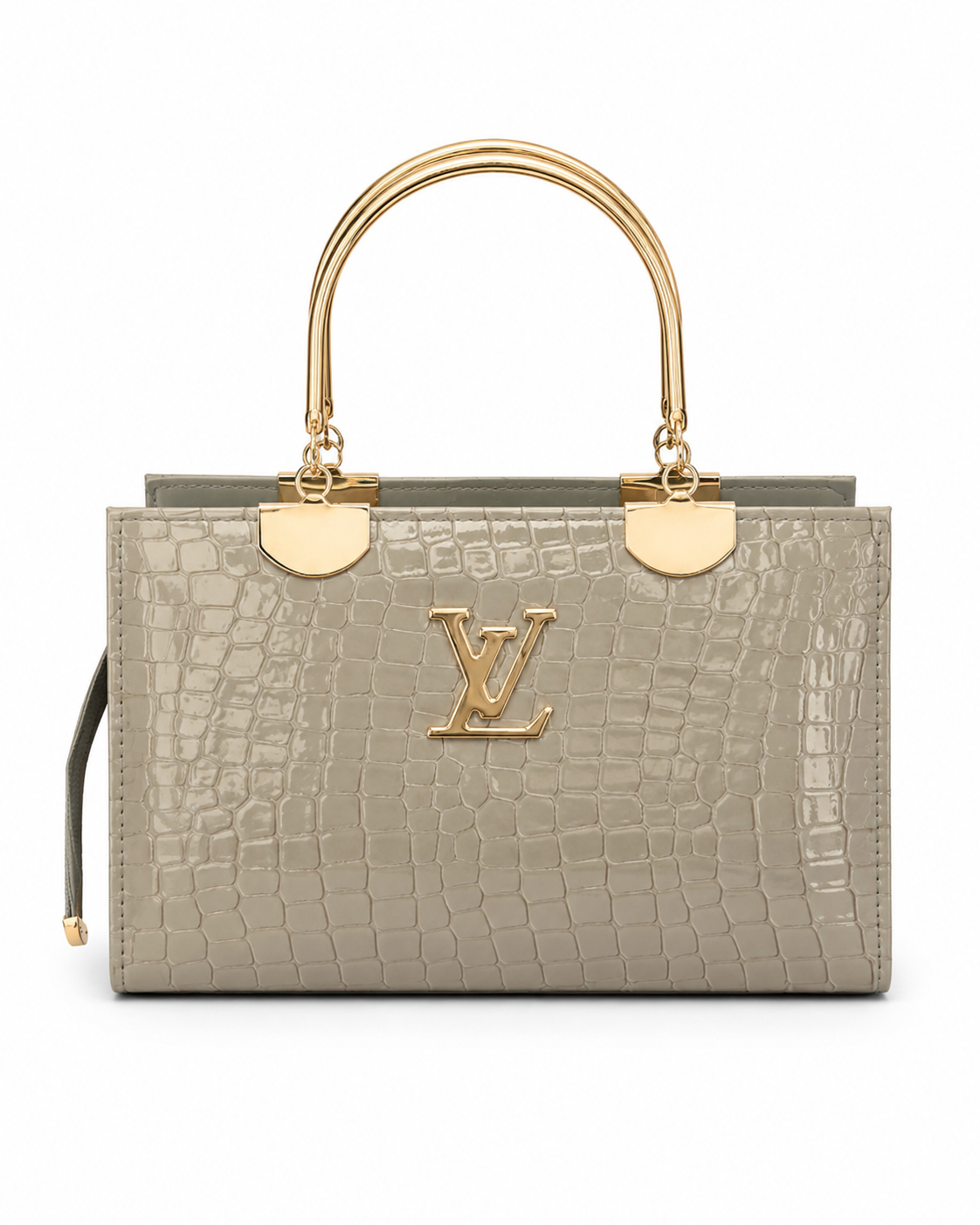 Dove Grey Elegance Handbag
