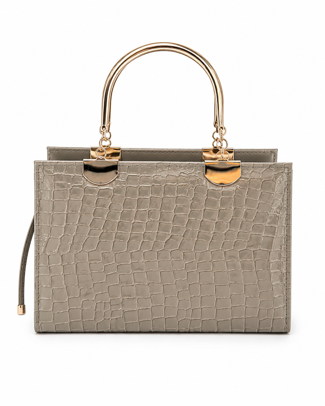Dove Grey Elegance Handbag