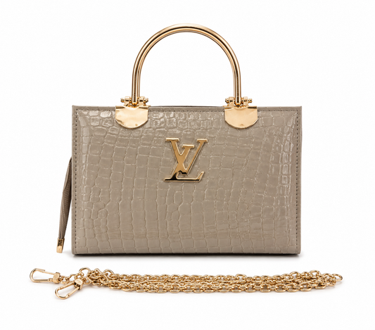 Dove Grey Elegance Handbag