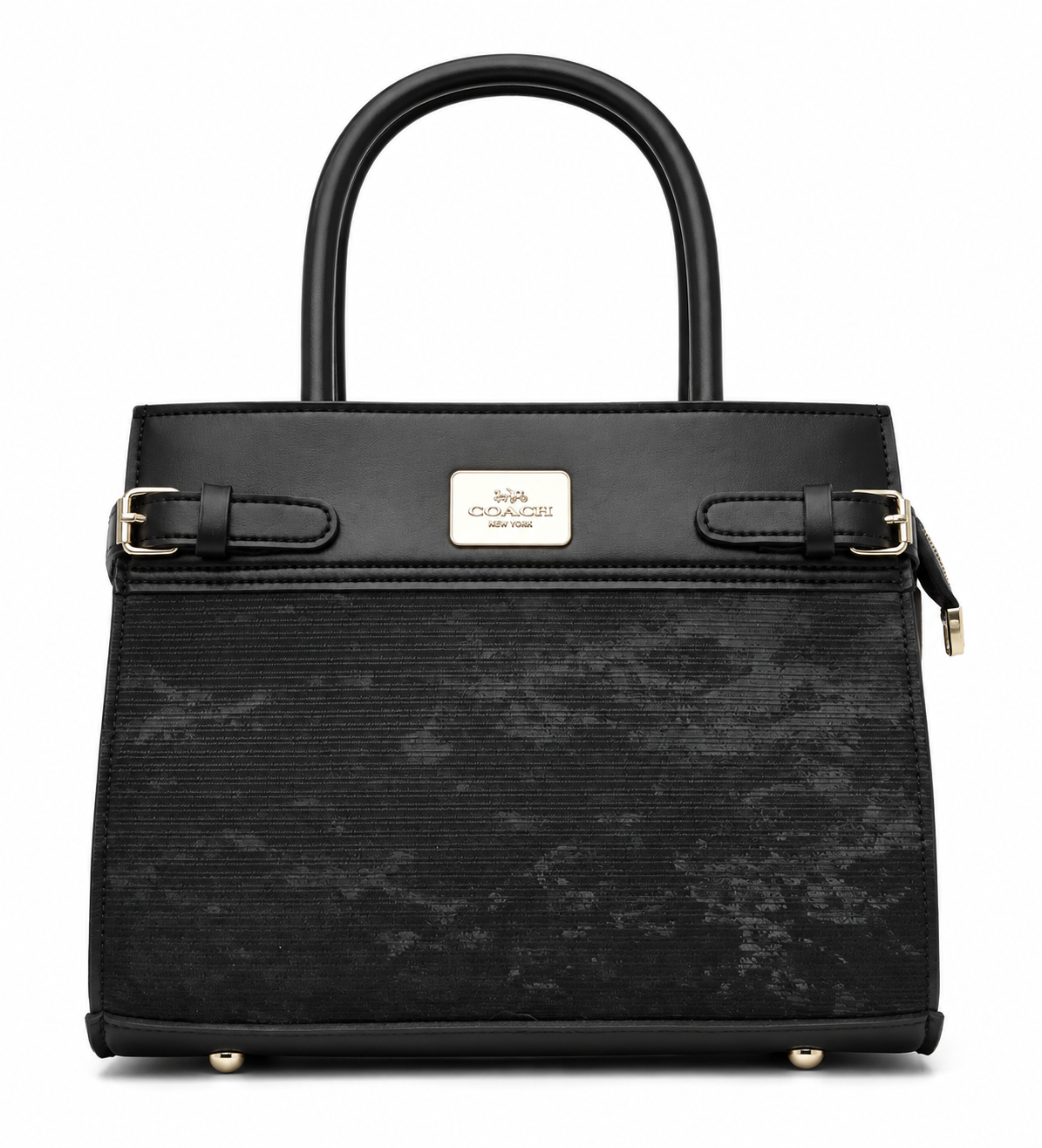 Black Velvet Grace Handbag