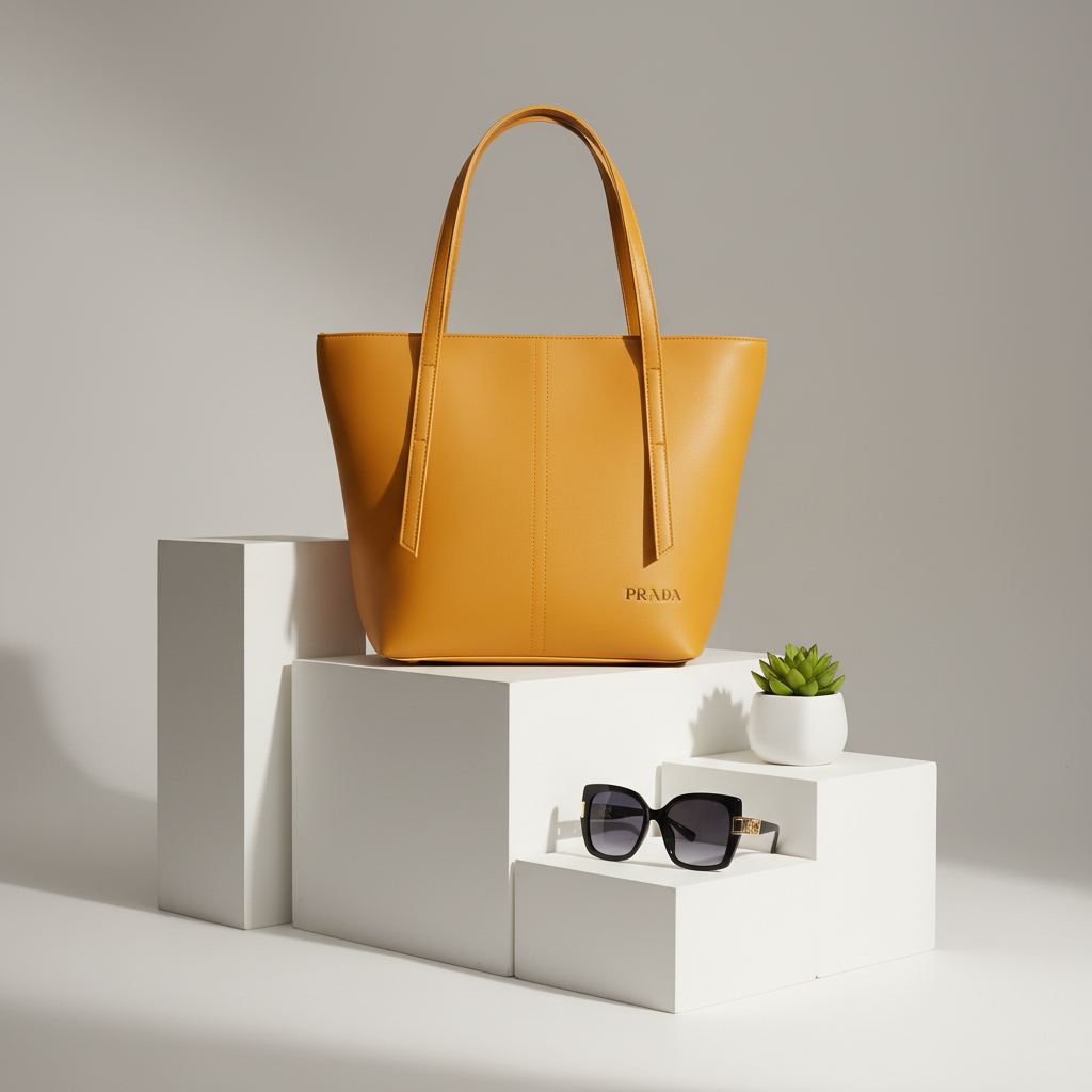 Golden Glow Mustard Tote Bag
