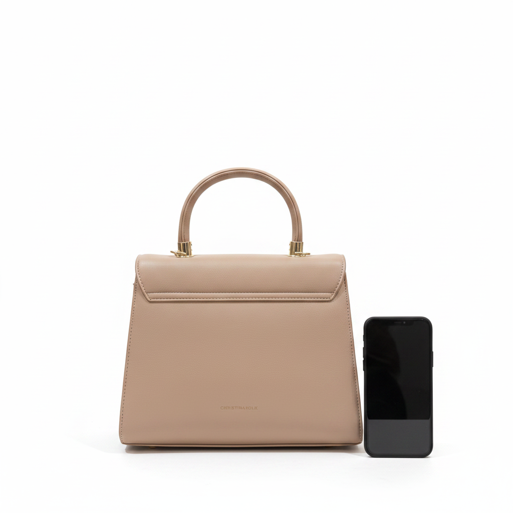 Ivory Beige Luxe Handbag