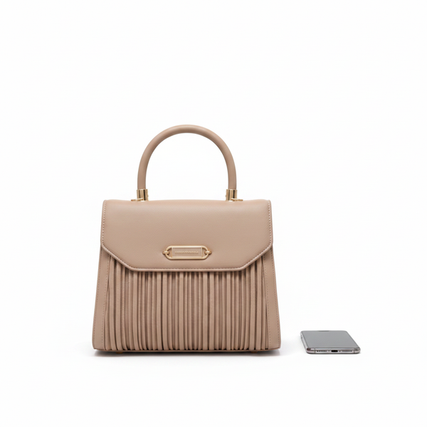 Ivory Beige Luxe Handbag