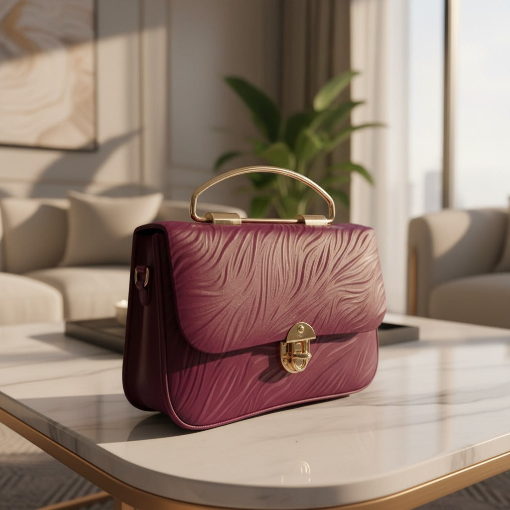 Majestic Purple Crossbody Bag