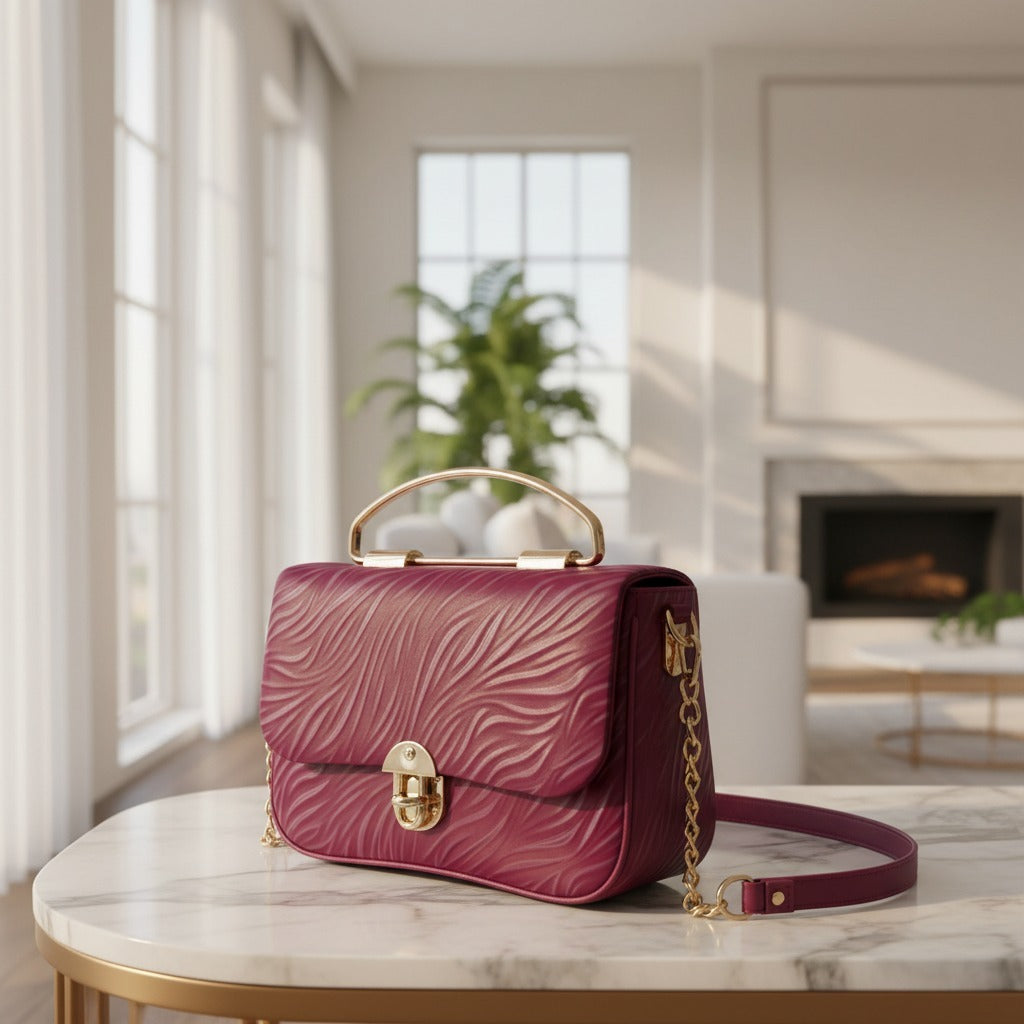 Majestic Purple Crossbody Bag
