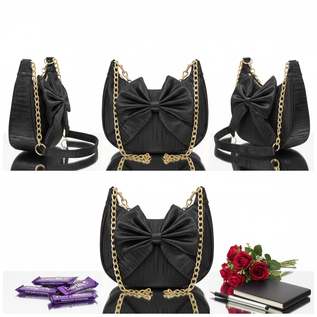 Midnight Bow Elegance (Black)