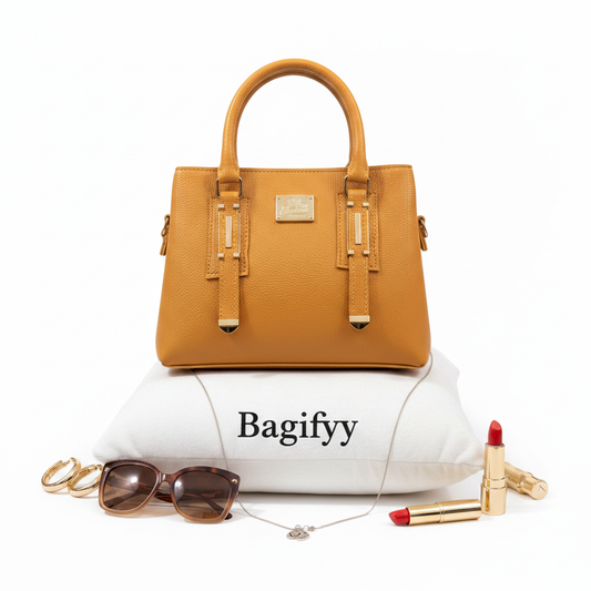 Mustard Yellow Charm Handba
