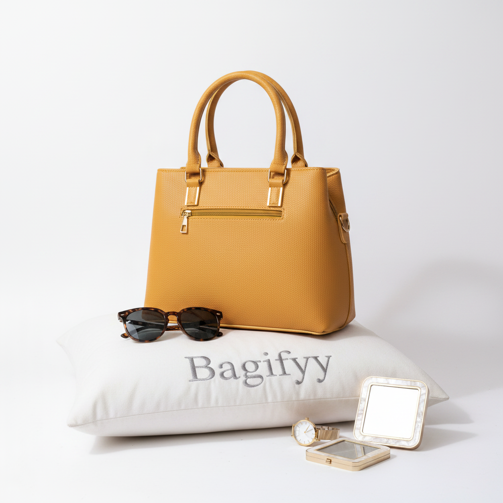 Mustard Yellow Charm Handba