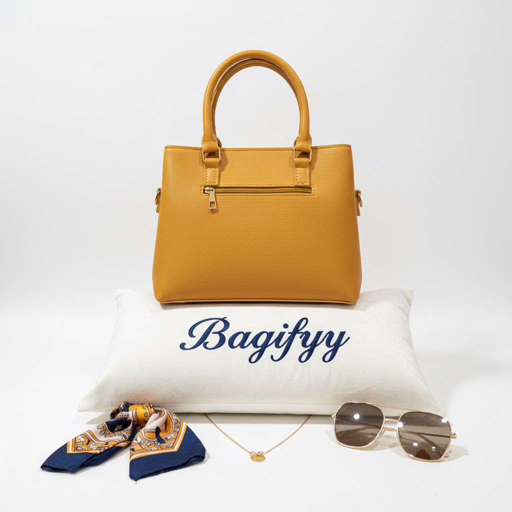 Mustard Yellow Charm Handba