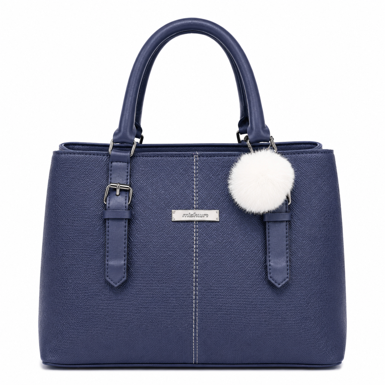 Navy Pearl Luxe Handbag