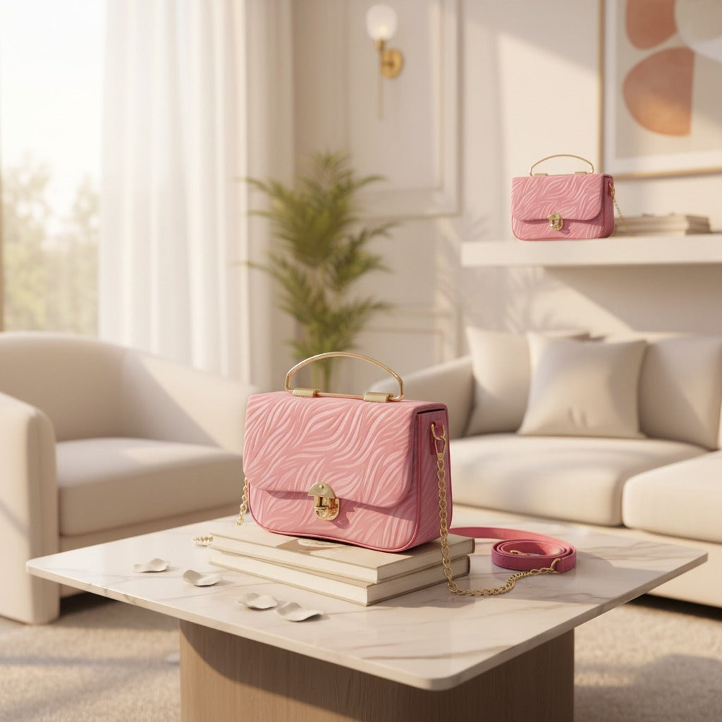 Pastel Pink Crossbody Bag