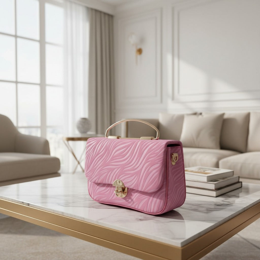 Pastel Pink Crossbody Bag