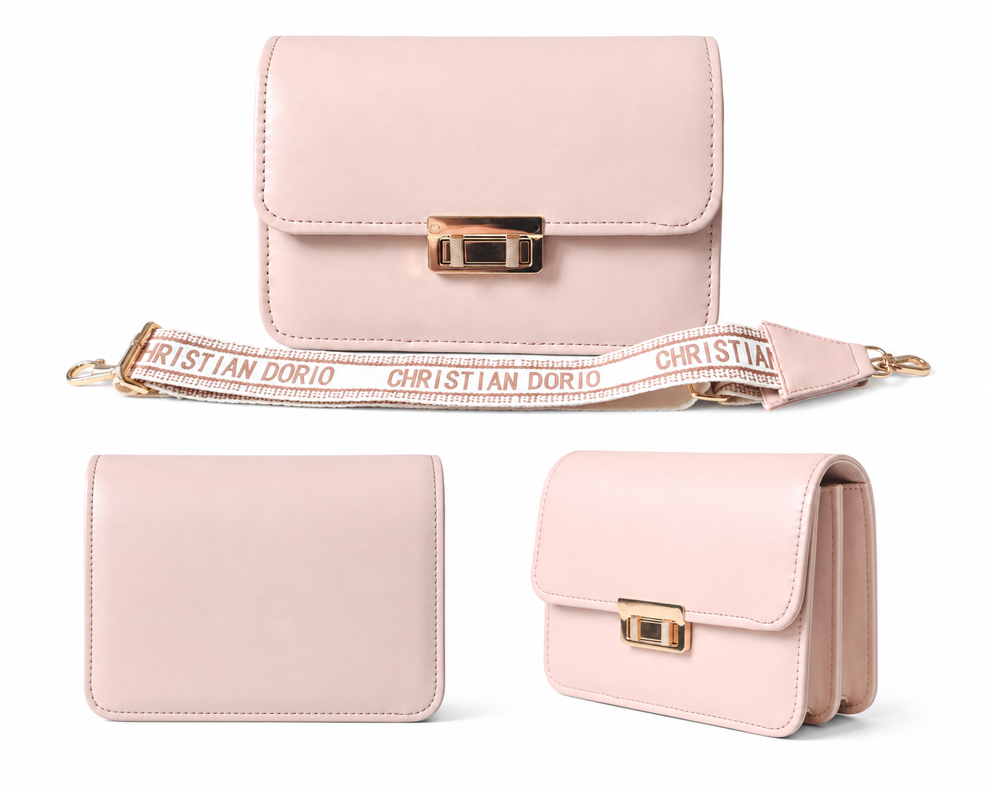 Peach Blush Elegance Clutch