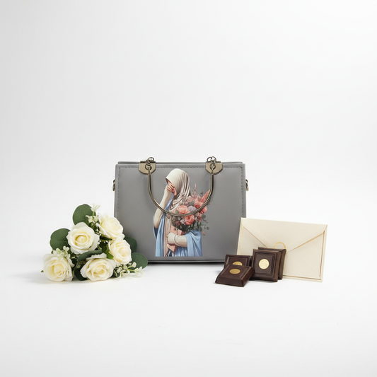 Pearl Grey Casual Bag