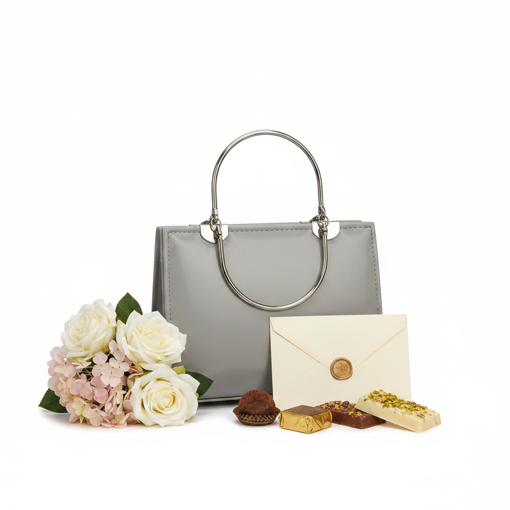 Pearl Grey Casual Bag