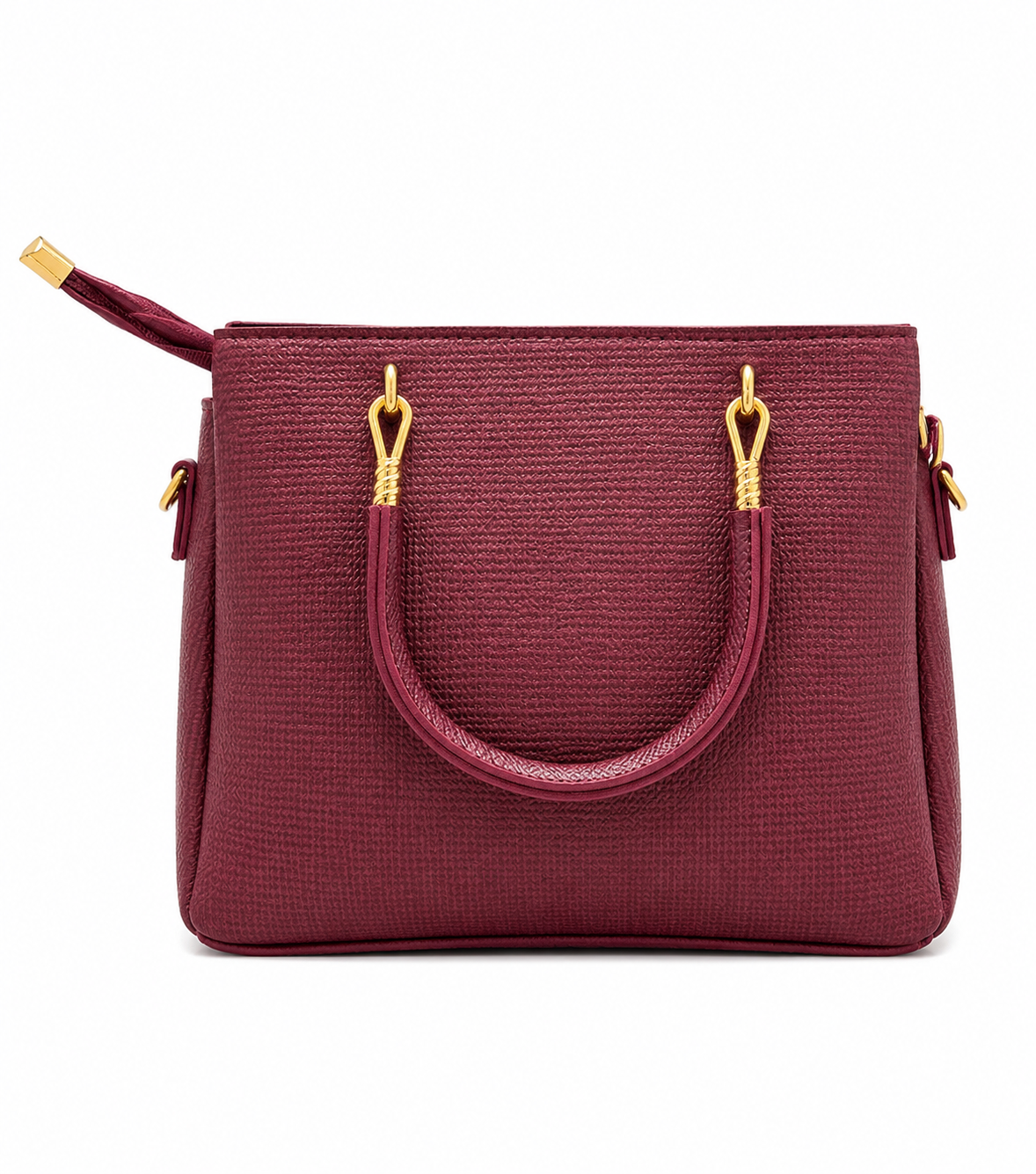 Ruby Charm Structure Handbag