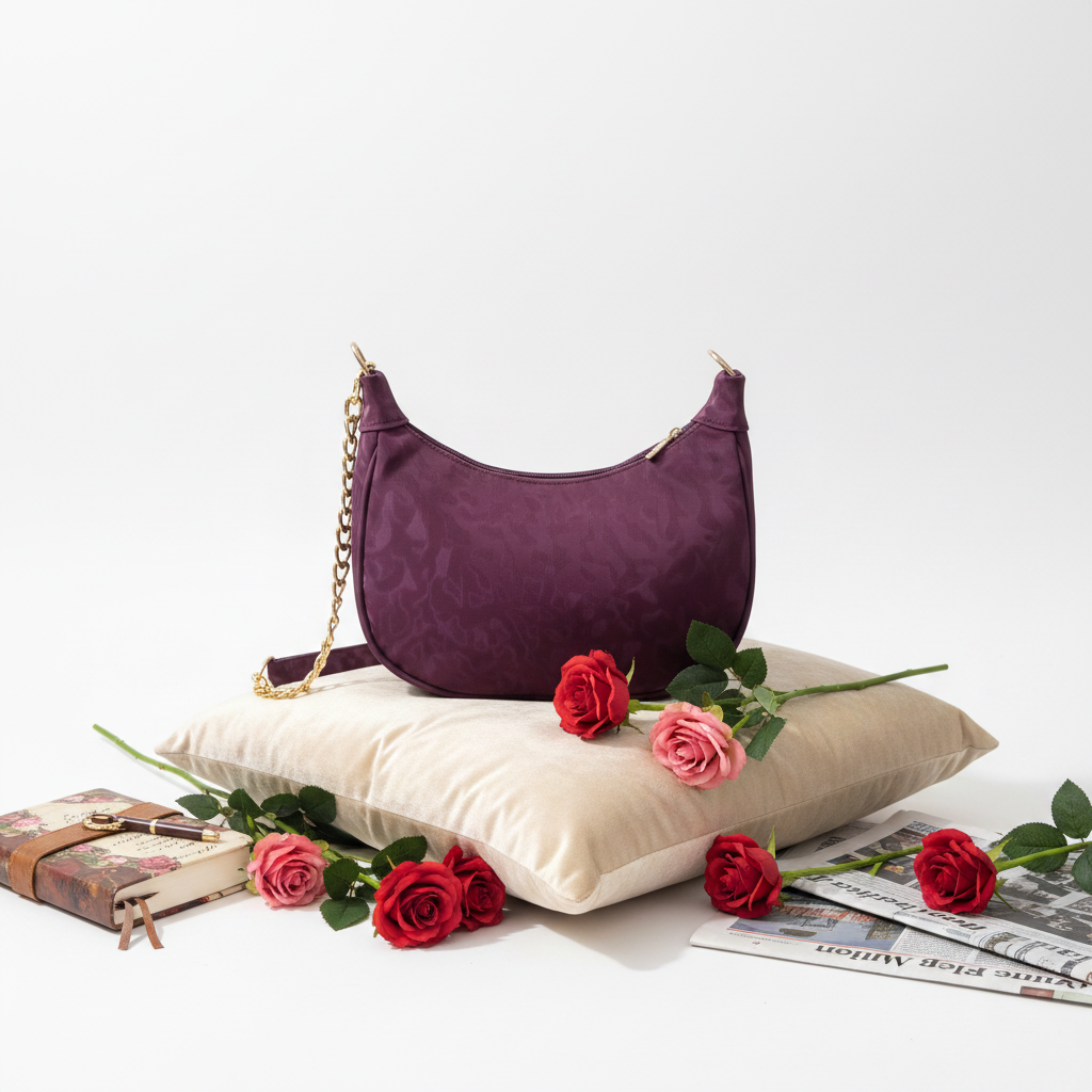 Violet Bow Grace Bag